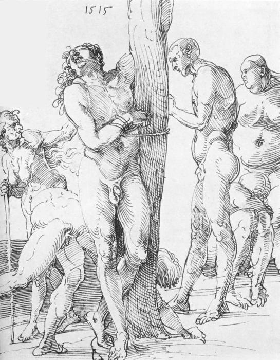 WikiOO.org - Encyclopedia of Fine Arts - Lukisan, Artwork Albrecht Durer - Male and Female Nudes