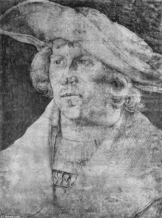 WikiOO.org – 美術百科全書 - 繪畫，作品 Albrecht Durer - 一个人的肖像