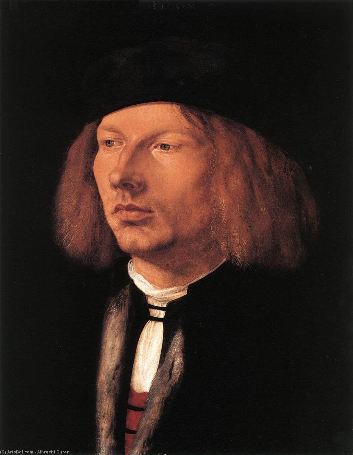 WikiOO.org - Enciklopedija dailės - Tapyba, meno kuriniai Albrecht Durer - Portrait of Burkard von Speyer