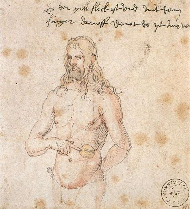 Wikioo.org - Bách khoa toàn thư về mỹ thuật - Vẽ tranh, Tác phẩm nghệ thuật Albrecht Durer - Self-Portrait