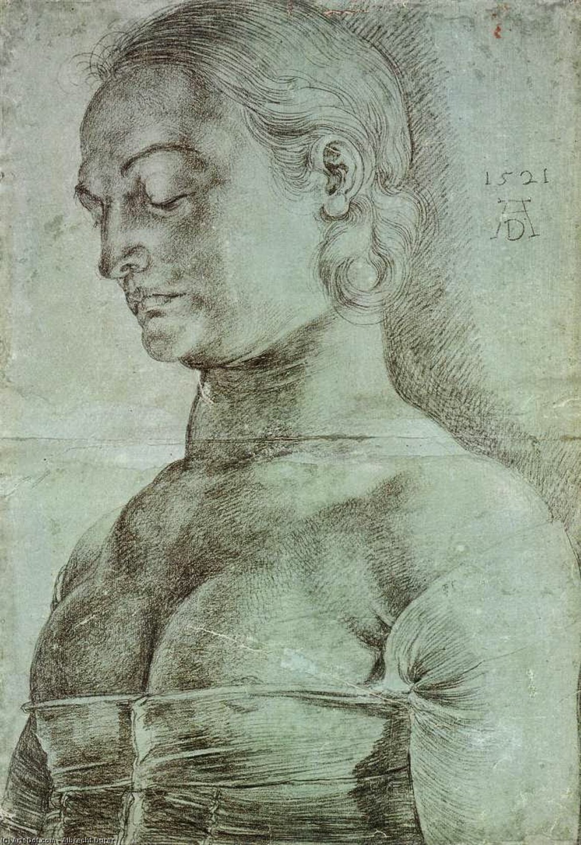 WikiOO.org - Encyclopedia of Fine Arts - Lukisan, Artwork Albrecht Durer - St Apollonia