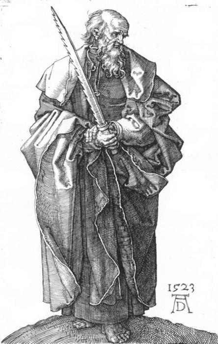 WikiOO.org - Encyclopedia of Fine Arts - Lukisan, Artwork Albrecht Durer - St Simon