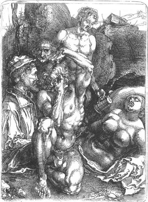 WikiOO.org - Encyclopedia of Fine Arts - Maalaus, taideteos Albrecht Durer - The Desperate Man