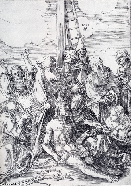 WikiOO.org - Encyclopedia of Fine Arts - Maalaus, taideteos Albrecht Durer - The Lamentation
