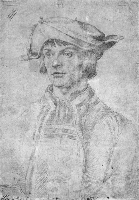 WikiOO.org - Encyclopedia of Fine Arts - Lukisan, Artwork Albrecht Durer - The Painter Lucas van Leyden