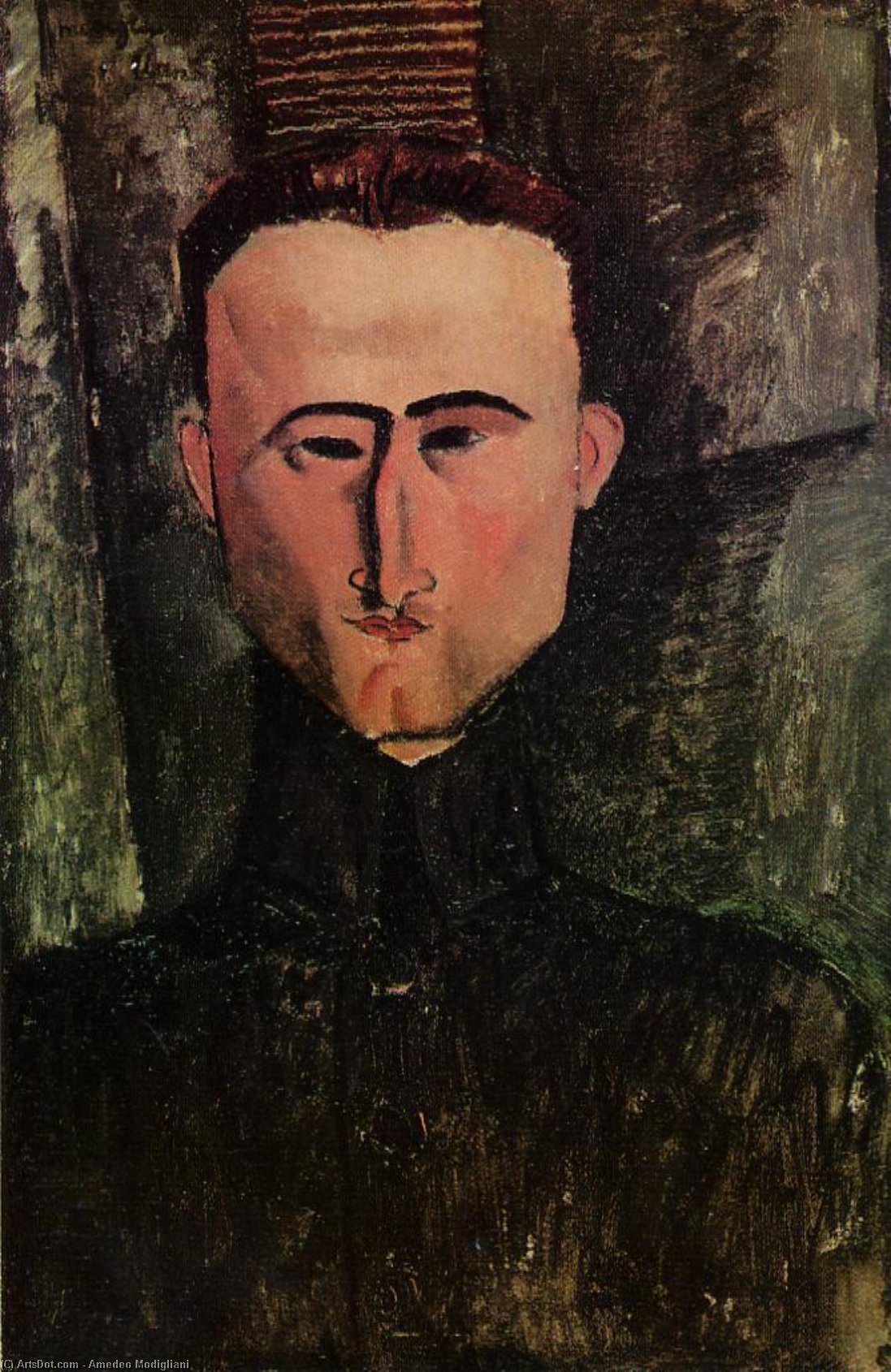 WikiOO.org - 백과 사전 - 회화, 삽화 Amedeo Modigliani - Andre Rouveyre