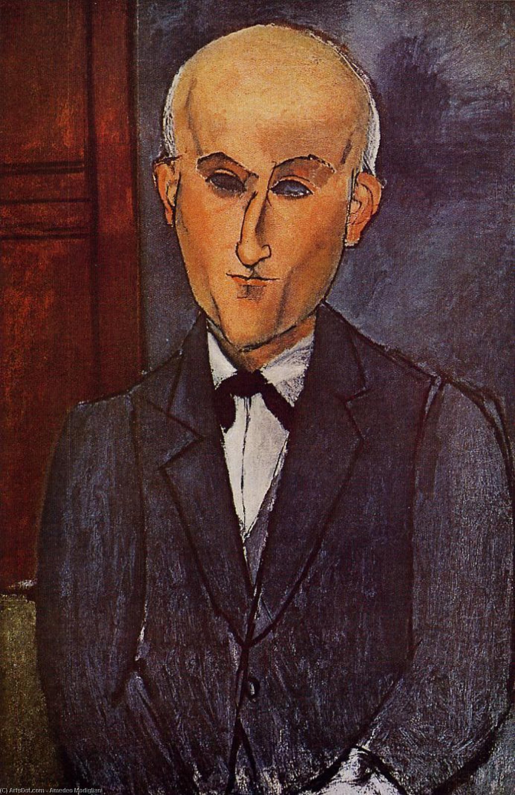 Wikioo.org - The Encyclopedia of Fine Arts - Painting, Artwork by Amedeo Modigliani - Max Jacob
