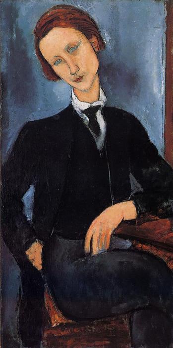 Wikioo.org - The Encyclopedia of Fine Arts - Painting, Artwork by Amedeo Modigliani - Pierre Edouard Baranowski