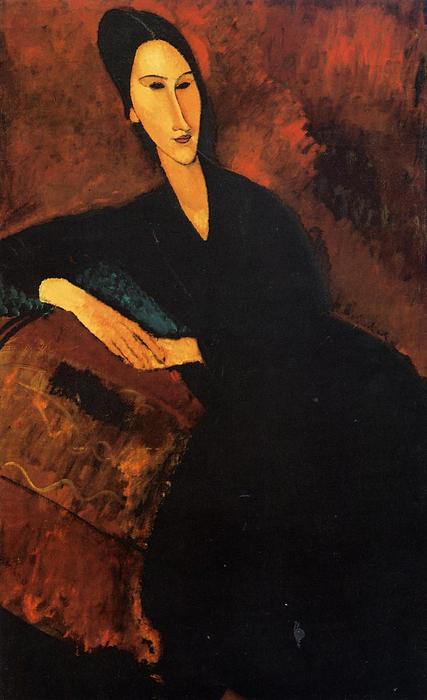 Wikioo.org – L'Enciclopedia delle Belle Arti - Pittura, Opere di Amedeo Modigliani - Ritratto di Anna Zborowska