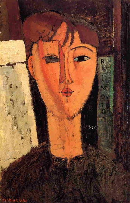 WikiOO.org - Encyclopedia of Fine Arts - Maľba, Artwork Amedeo Modigliani - Raimondo