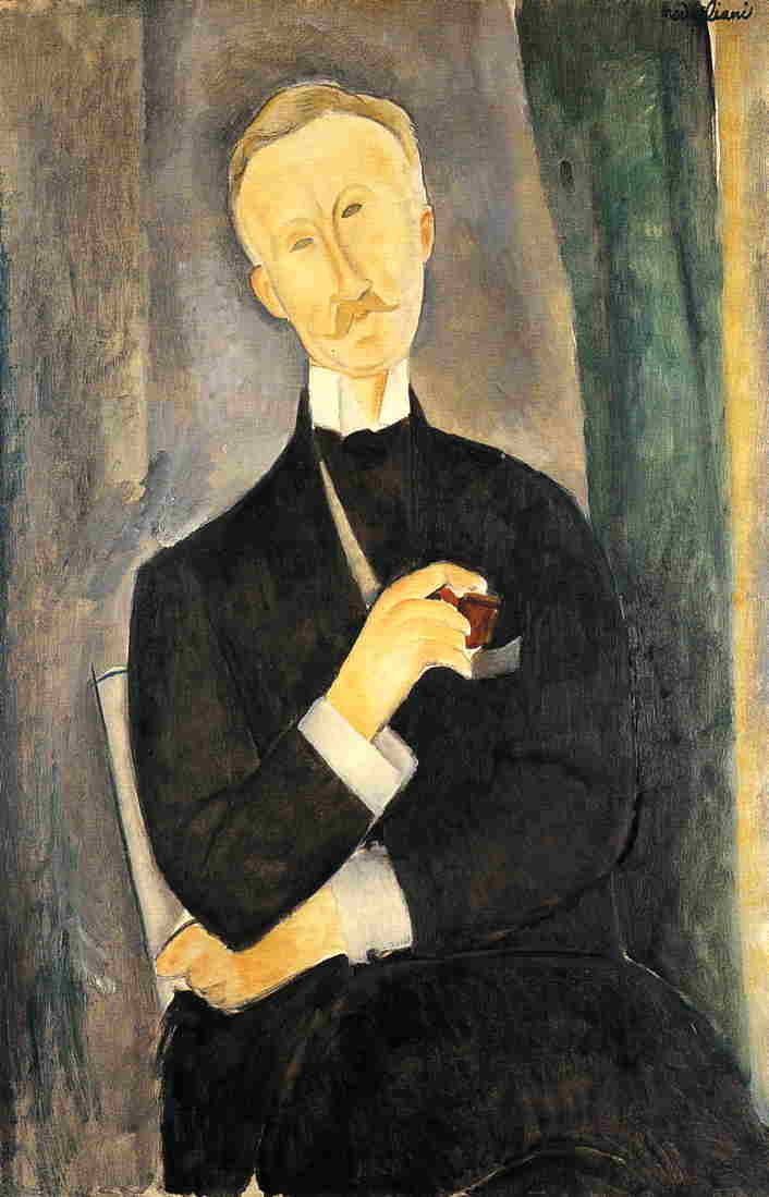 Wikioo.org - The Encyclopedia of Fine Arts - Painting, Artwork by Amedeo Modigliani - Roger Dutilleul