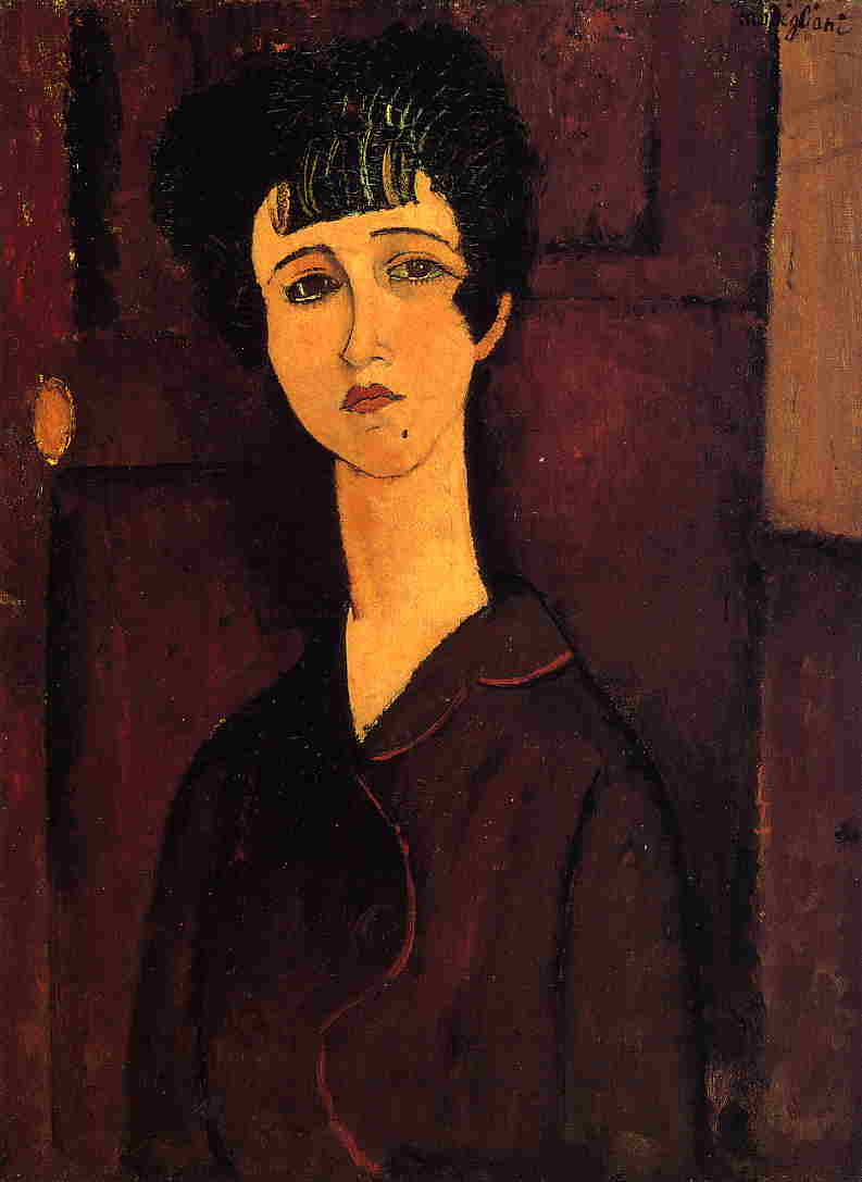 Wikioo.org - The Encyclopedia of Fine Arts - Painting, Artwork by Amedeo Modigliani - Victoria
