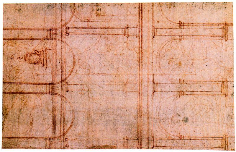 Wikioo.org - The Encyclopedia of Fine Arts - Painting, Artwork by Antonio Allegri Da Correggio - Architectural study
