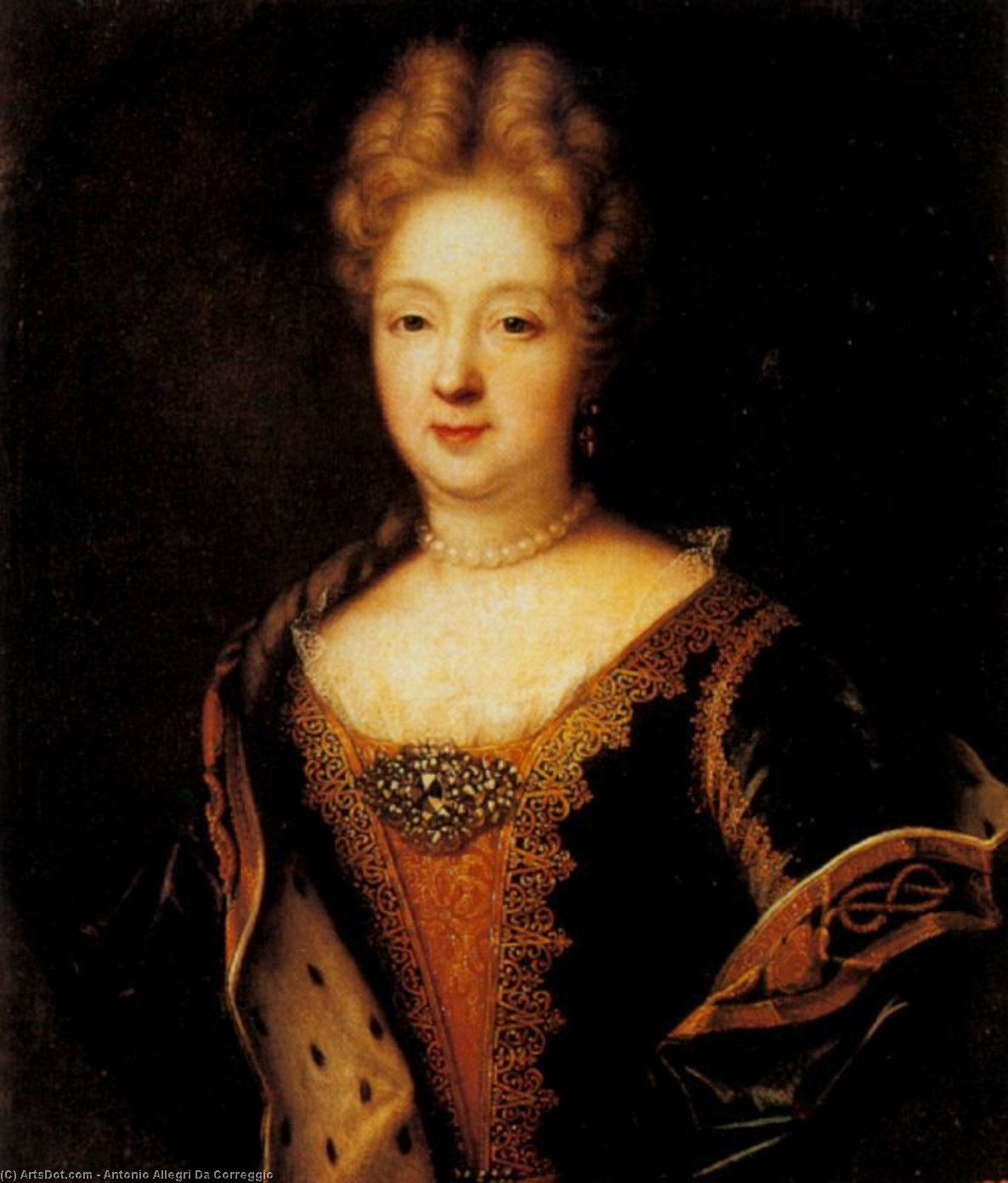 Wikioo.org - Bách khoa toàn thư về mỹ thuật - Vẽ tranh, Tác phẩm nghệ thuật Antonio Allegri Da Correggio - The princess of Savoya