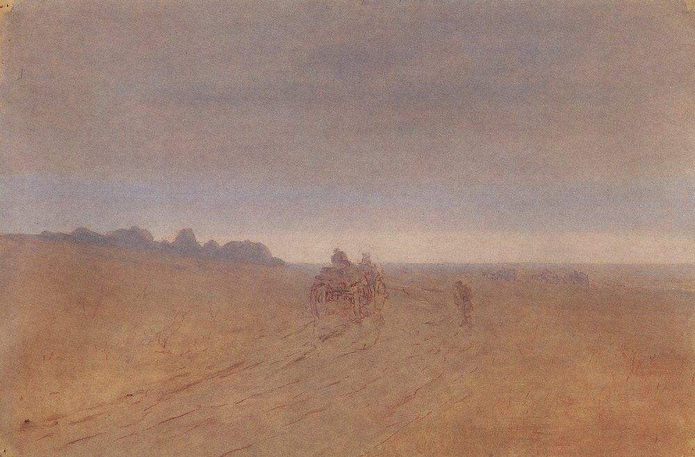 WikiOO.org - Encyclopedia of Fine Arts - Målning, konstverk Arkhip Ivanovich Kuinji - Autumn. Fog