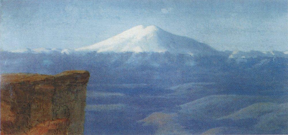 Wikioo.org - สารานุกรมวิจิตรศิลป์ - จิตรกรรม Arkhip Ivanovich Kuinji - Elbrus day