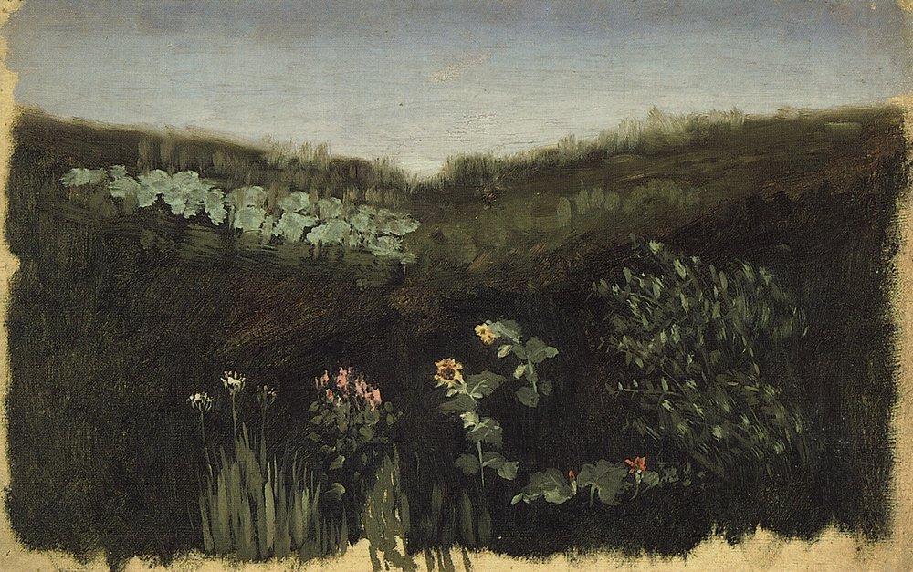 Wikioo.org – L'Encyclopédie des Beaux Arts - Peinture, Oeuvre de Arkhip Ivanovich Kuinji - Sunflowers.Crimeea