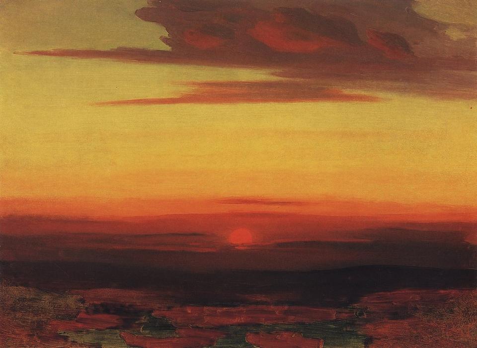 Wikioo.org - The Encyclopedia of Fine Arts - Painting, Artwork by Arkhip Ivanovich Kuinji - Sunset 2