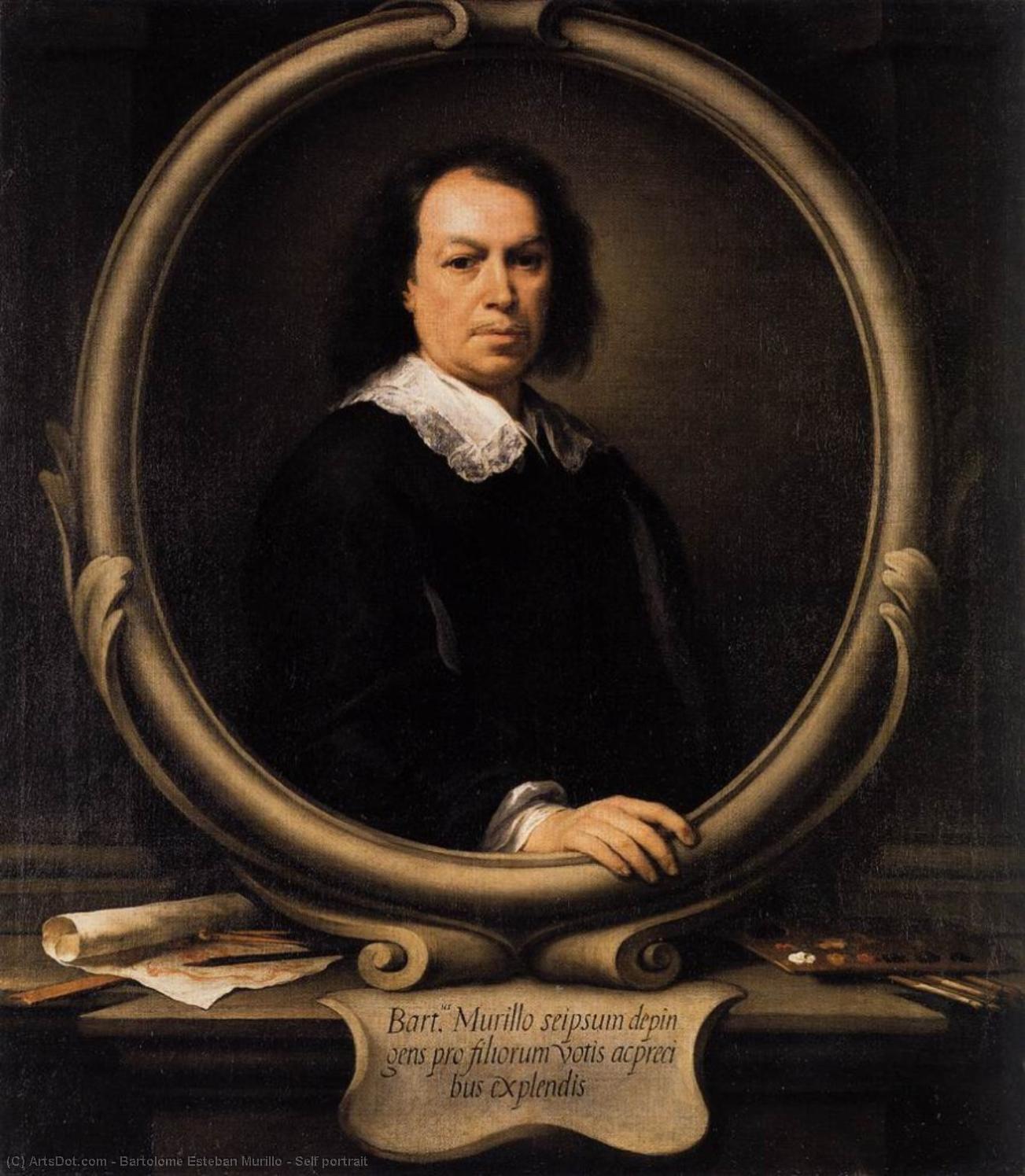 Wikioo.org - The Encyclopedia of Fine Arts - Painting, Artwork by Bartolome Esteban Murillo - Self portrait