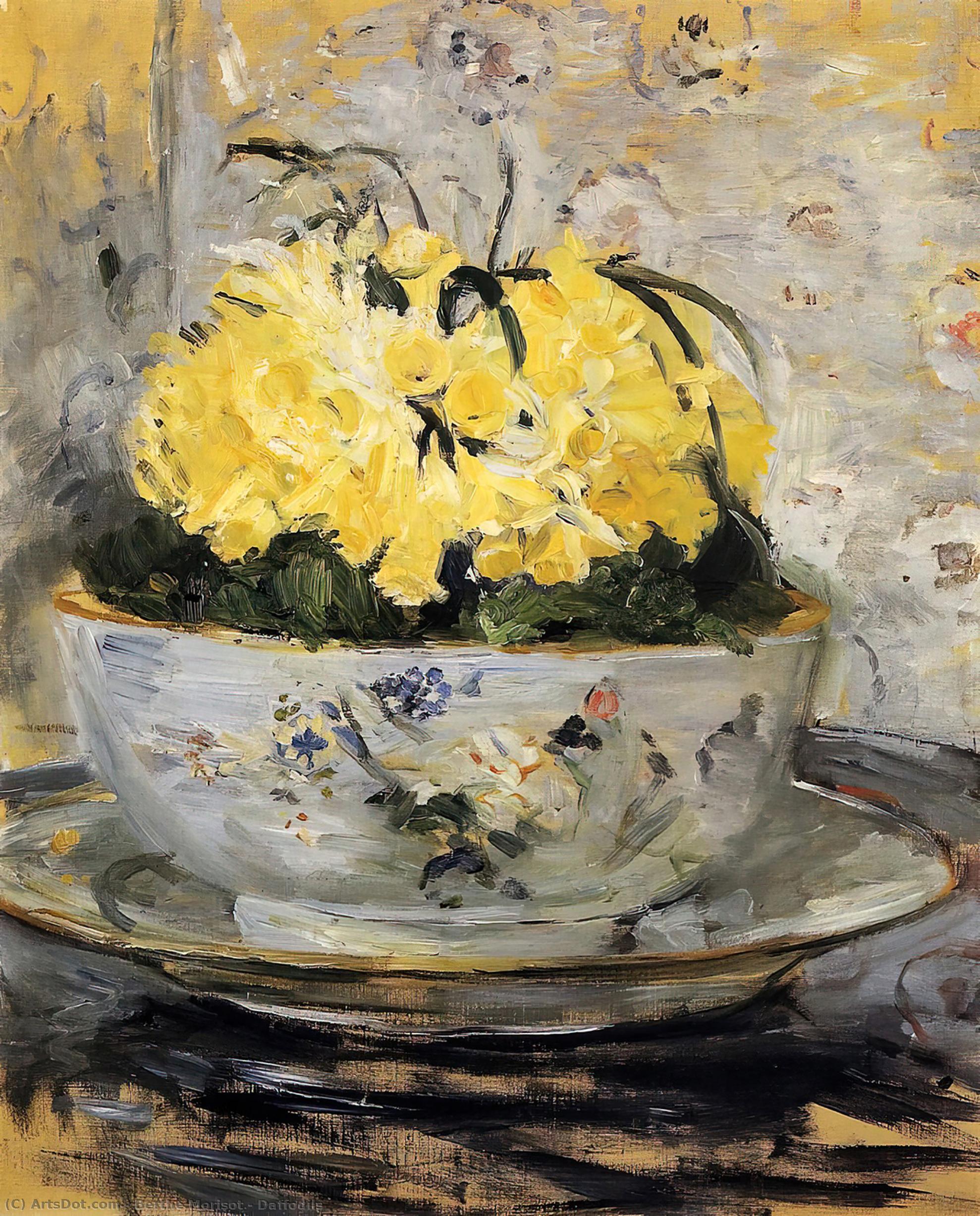 Wikioo.org - The Encyclopedia of Fine Arts - Painting, Artwork by Berthe Morisot - Daffodils