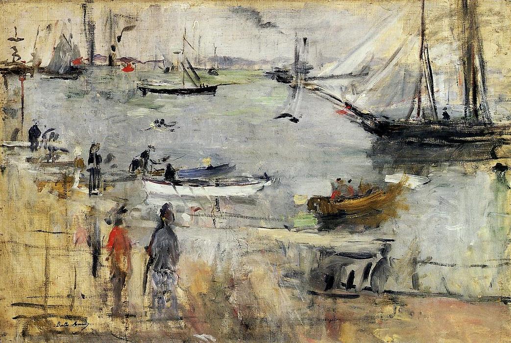 Wikioo.org – L'Encyclopédie des Beaux Arts - Peinture, Oeuvre de Berthe Morisot - anglais paysage marin
