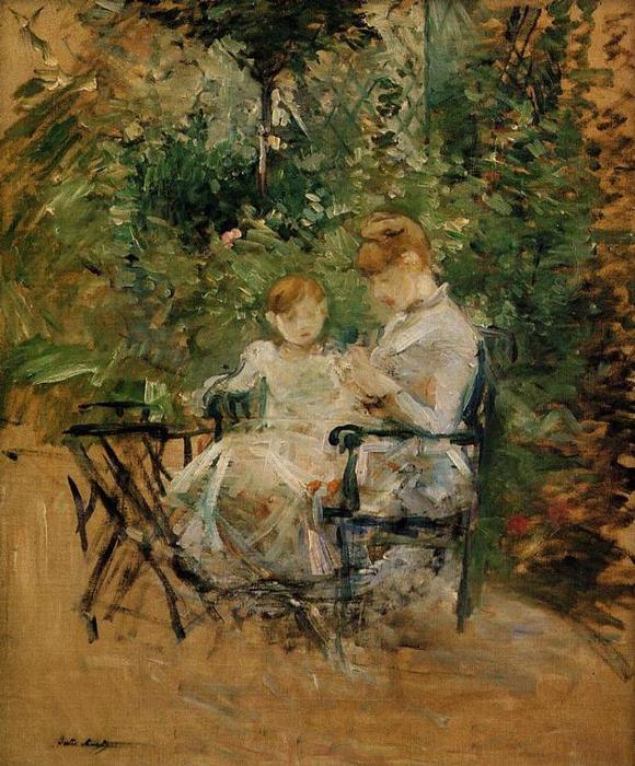 Wikioo.org - The Encyclopedia of Fine Arts - Painting, Artwork by Berthe Morisot - In the Garden