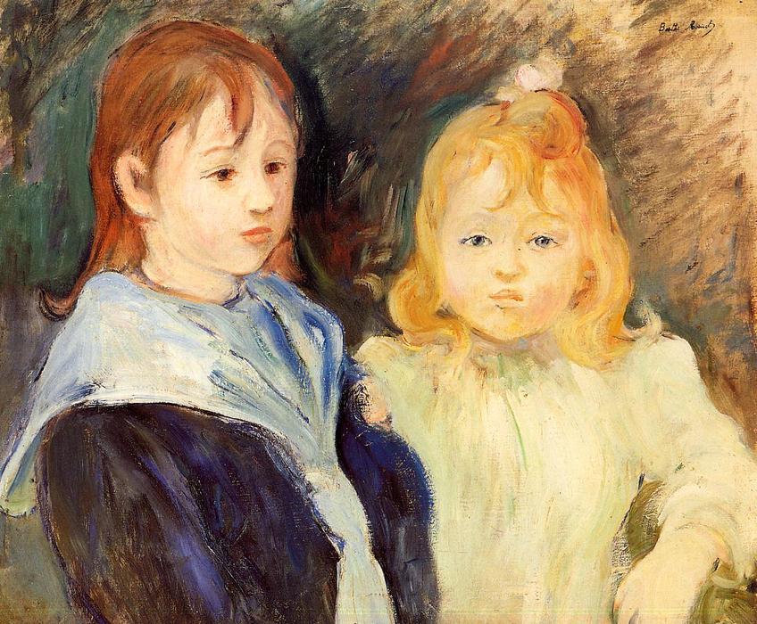 Wikioo.org - The Encyclopedia of Fine Arts - Painting, Artwork by Berthe Morisot - Portrait of Children