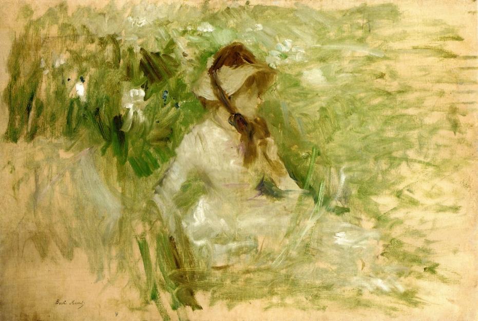 Wikioo.org - The Encyclopedia of Fine Arts - Painting, Artwork by Berthe Morisot - Tete de chien griffon, Follette