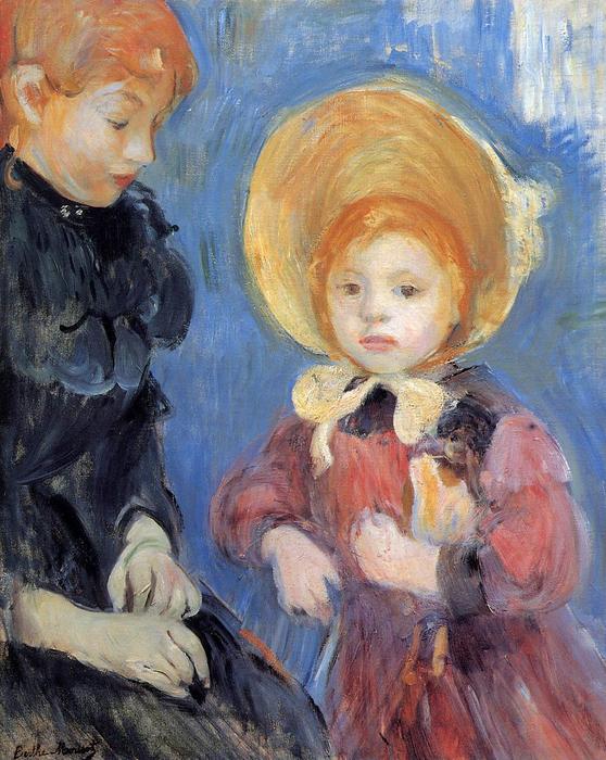 Wikioo.org - The Encyclopedia of Fine Arts - Painting, Artwork by Berthe Morisot - The Black Finger Bandage