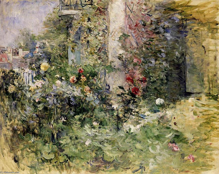 Wikioo.org - The Encyclopedia of Fine Arts - Painting, Artwork by Berthe Morisot - The Garden at Bougival