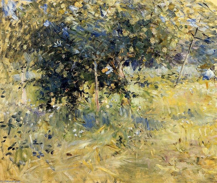Wikioo.org - The Encyclopedia of Fine Arts - Painting, Artwork by Berthe Morisot - Willows in the Garden at Bougival