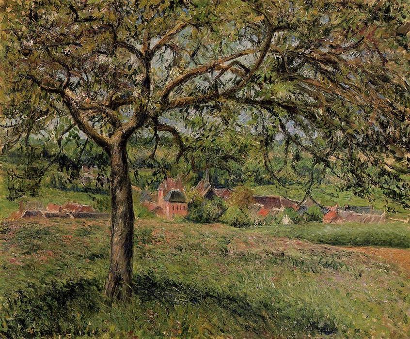 WikiOO.org - Enciklopedija likovnih umjetnosti - Slikarstvo, umjetnička djela Camille Pissarro - Apple Tree at Eragny