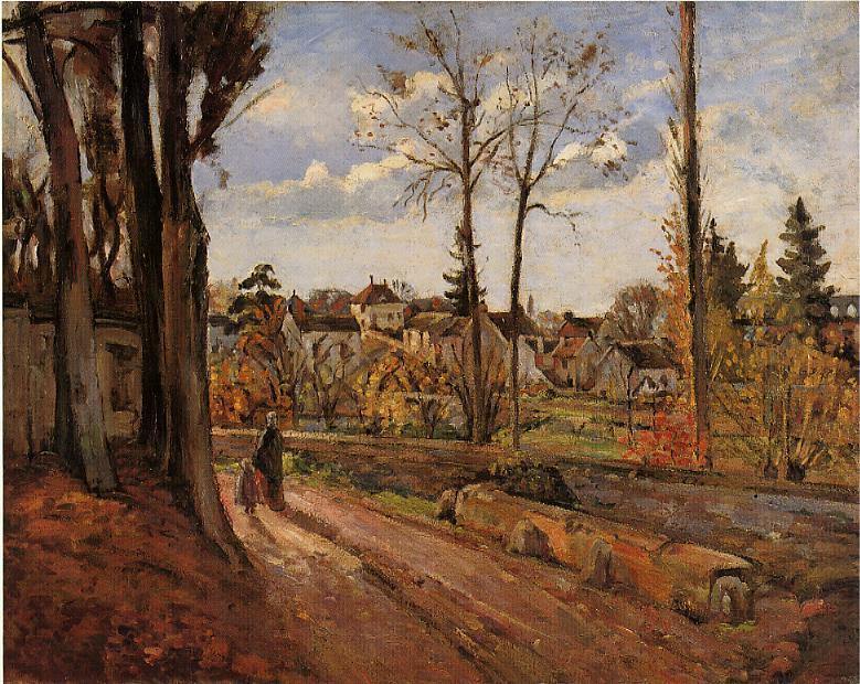 Wikioo.org - The Encyclopedia of Fine Arts - Painting, Artwork by Camille Pissarro - Louveciennes
