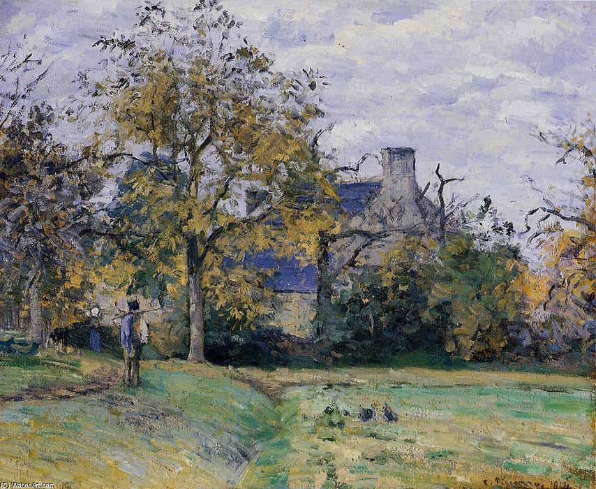 Wikioo.org - The Encyclopedia of Fine Arts - Painting, Artwork by Camille Pissarro - Piette's Home on Montfoucault