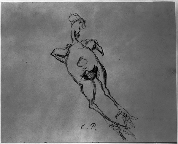 WikiOO.org - Enciclopédia das Belas Artes - Pintura, Arte por Camille Pissarro - Plucked Chicken 1
