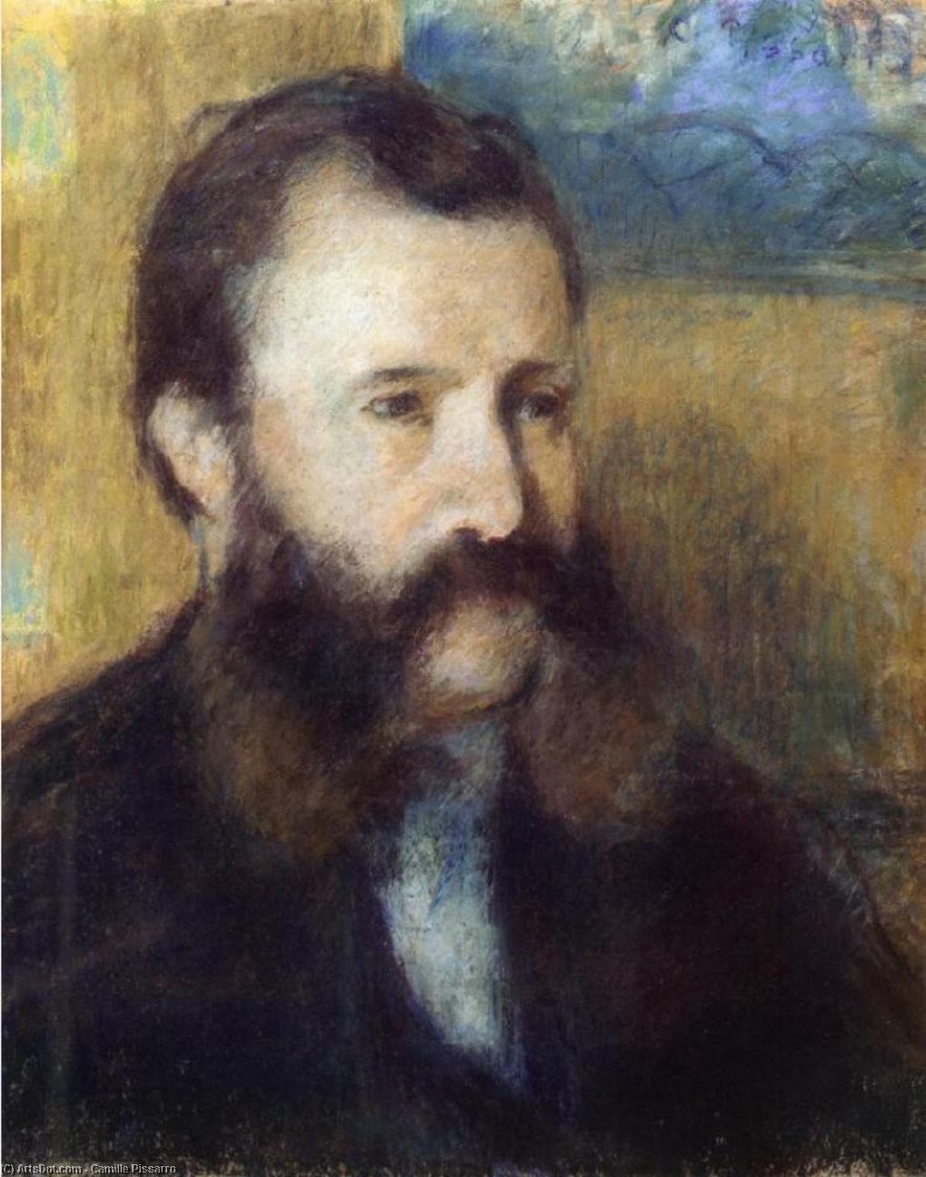 Wikioo.org - Bách khoa toàn thư về mỹ thuật - Vẽ tranh, Tác phẩm nghệ thuật Camille Pissarro - Portrait of Monsieur Louis Estruc