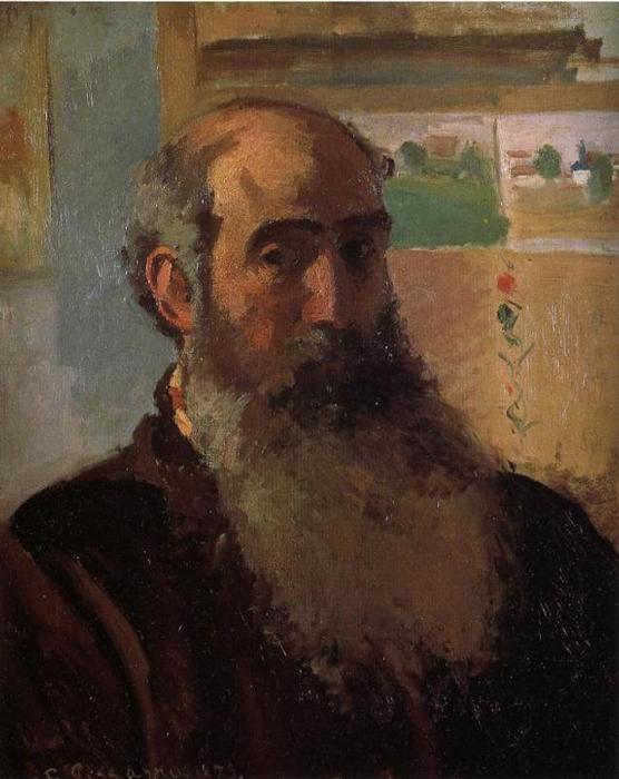 Wikioo.org - The Encyclopedia of Fine Arts - Painting, Artwork by Camille Pissarro - Self Portrait