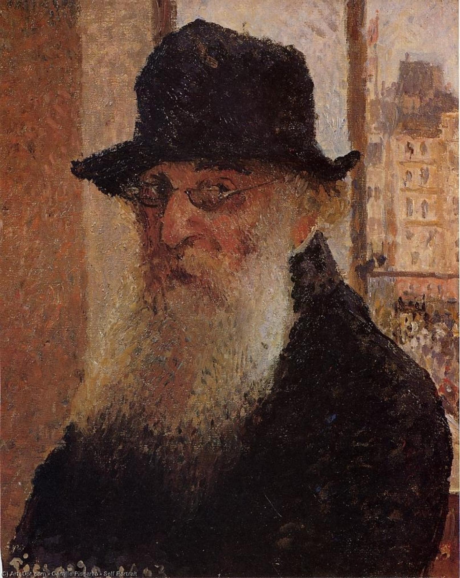 Wikioo.org - สารานุกรมวิจิตรศิลป์ - จิตรกรรม Camille Pissarro - Self Portrait