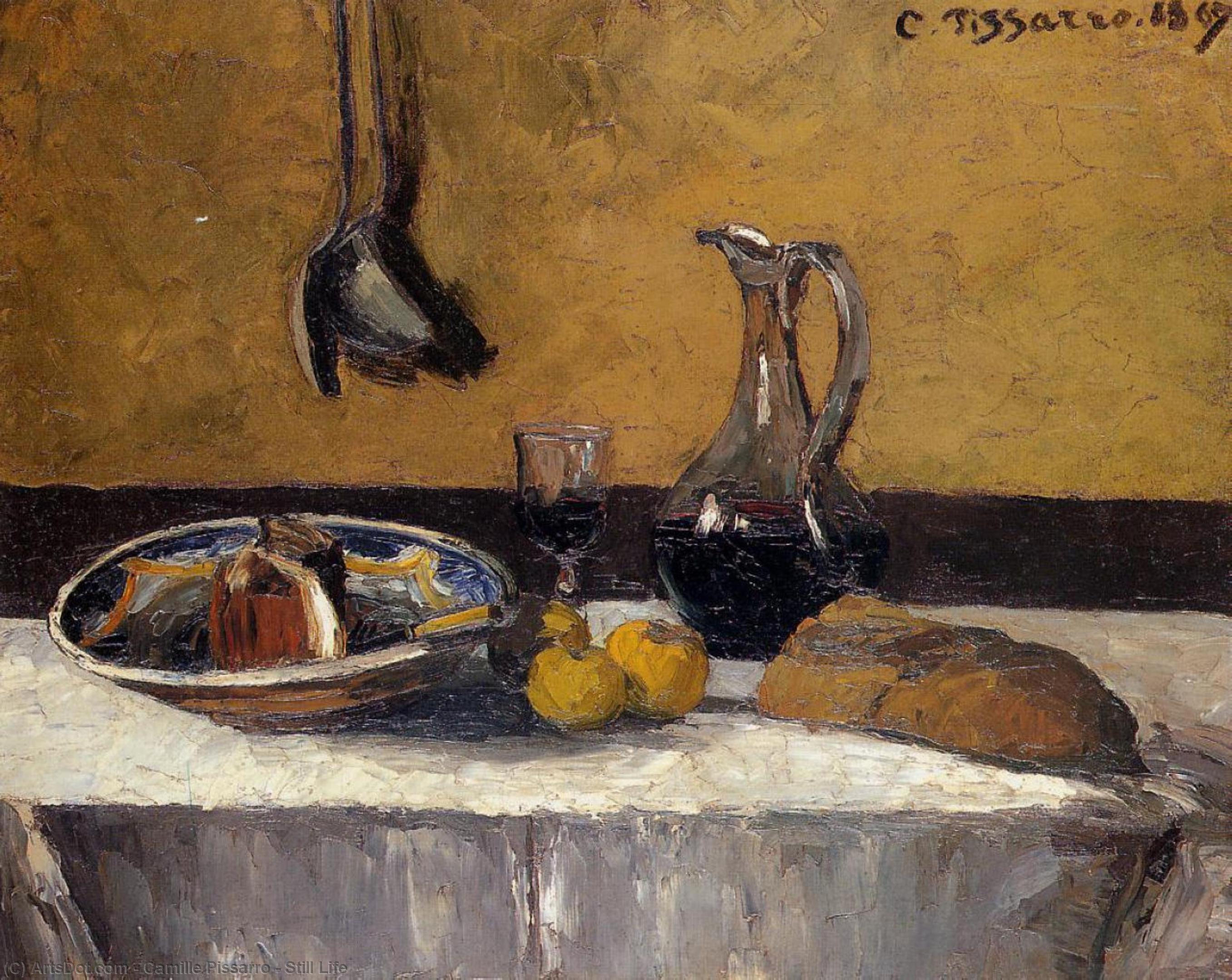 Wikioo.org – La Enciclopedia de las Bellas Artes - Pintura, Obras de arte de Camille Pissarro - naturaleza muerta