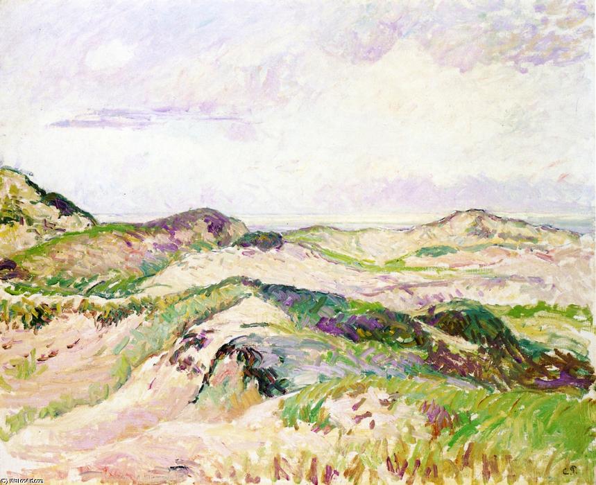 WikiOO.org - Encyclopedia of Fine Arts - Lukisan, Artwork Camille Pissarro - The Dunes at Knokke