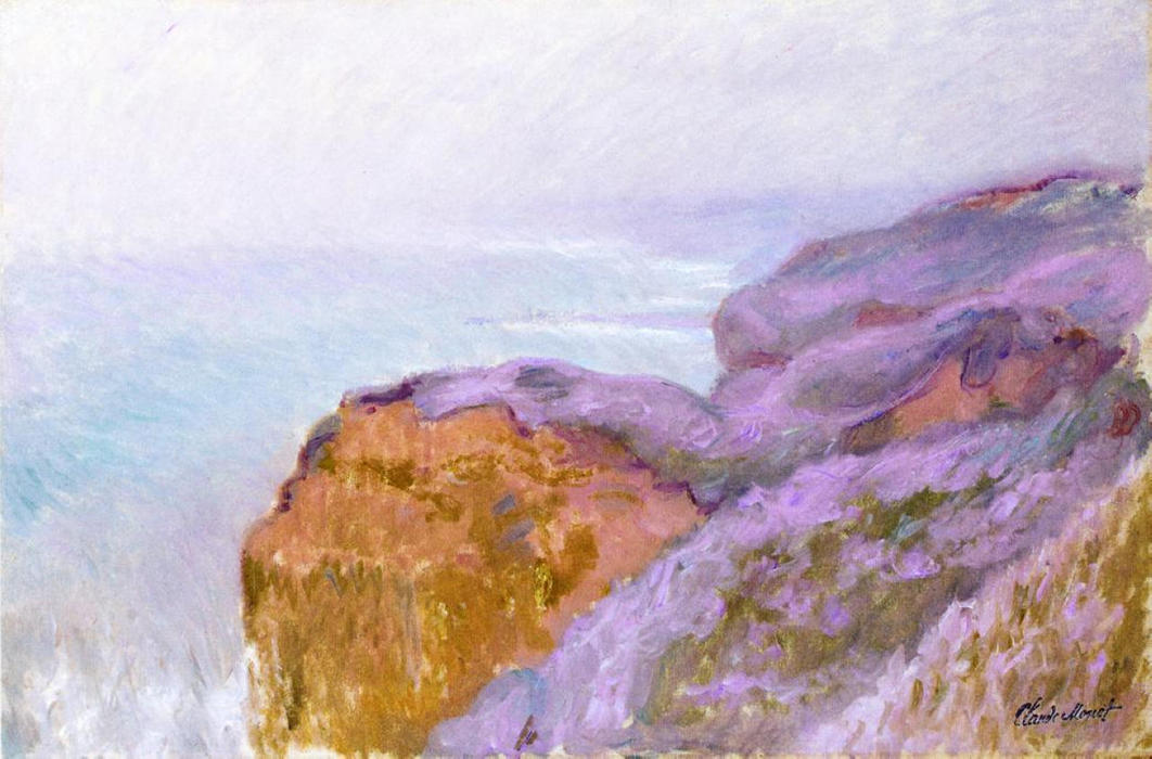 WikiOO.org - Encyclopedia of Fine Arts - Maľba, Artwork Claude Monet - At Val Saint-Nicolas, near Dieppe