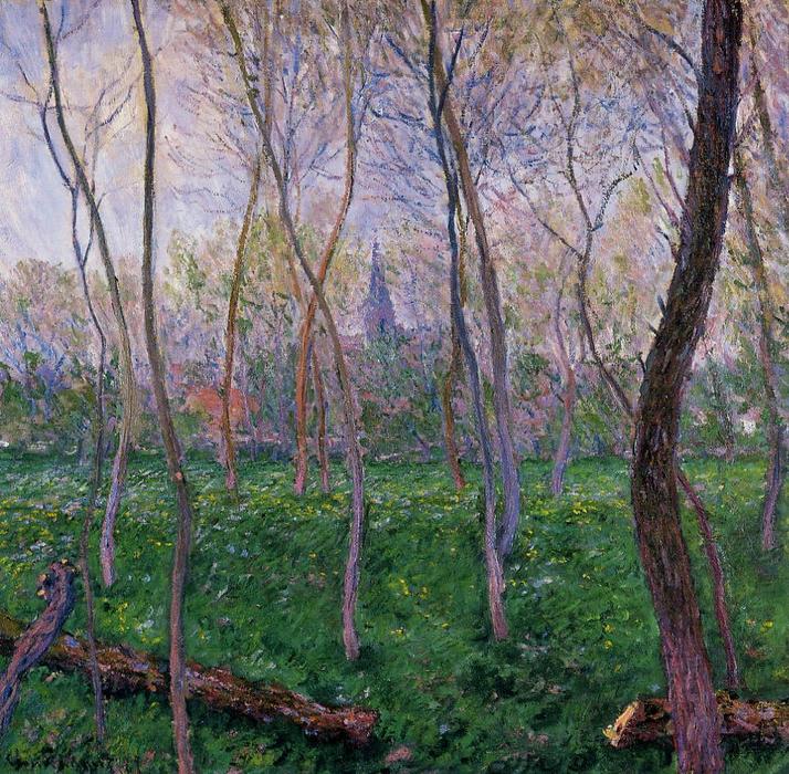 WikiOO.org - Encyclopedia of Fine Arts - Schilderen, Artwork Claude Monet - Bennecourt 1