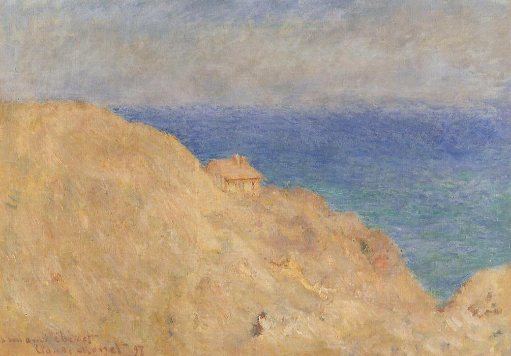 WikiOO.org - Encyclopedia of Fine Arts - Lukisan, Artwork Claude Monet - Coastguard Cabin