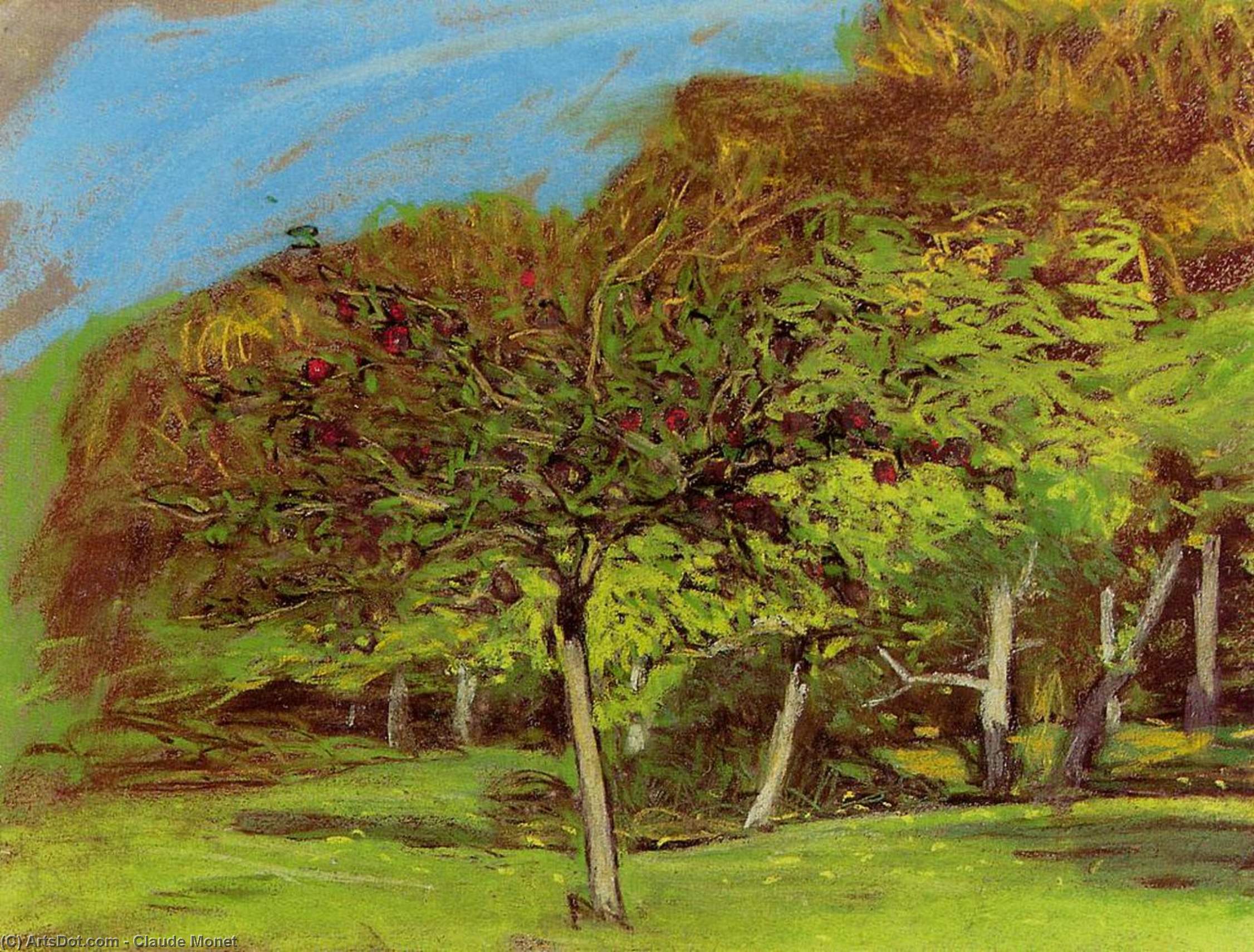 Wikioo.org - The Encyclopedia of Fine Arts - Painting, Artwork by Claude Monet - Fruit Trees