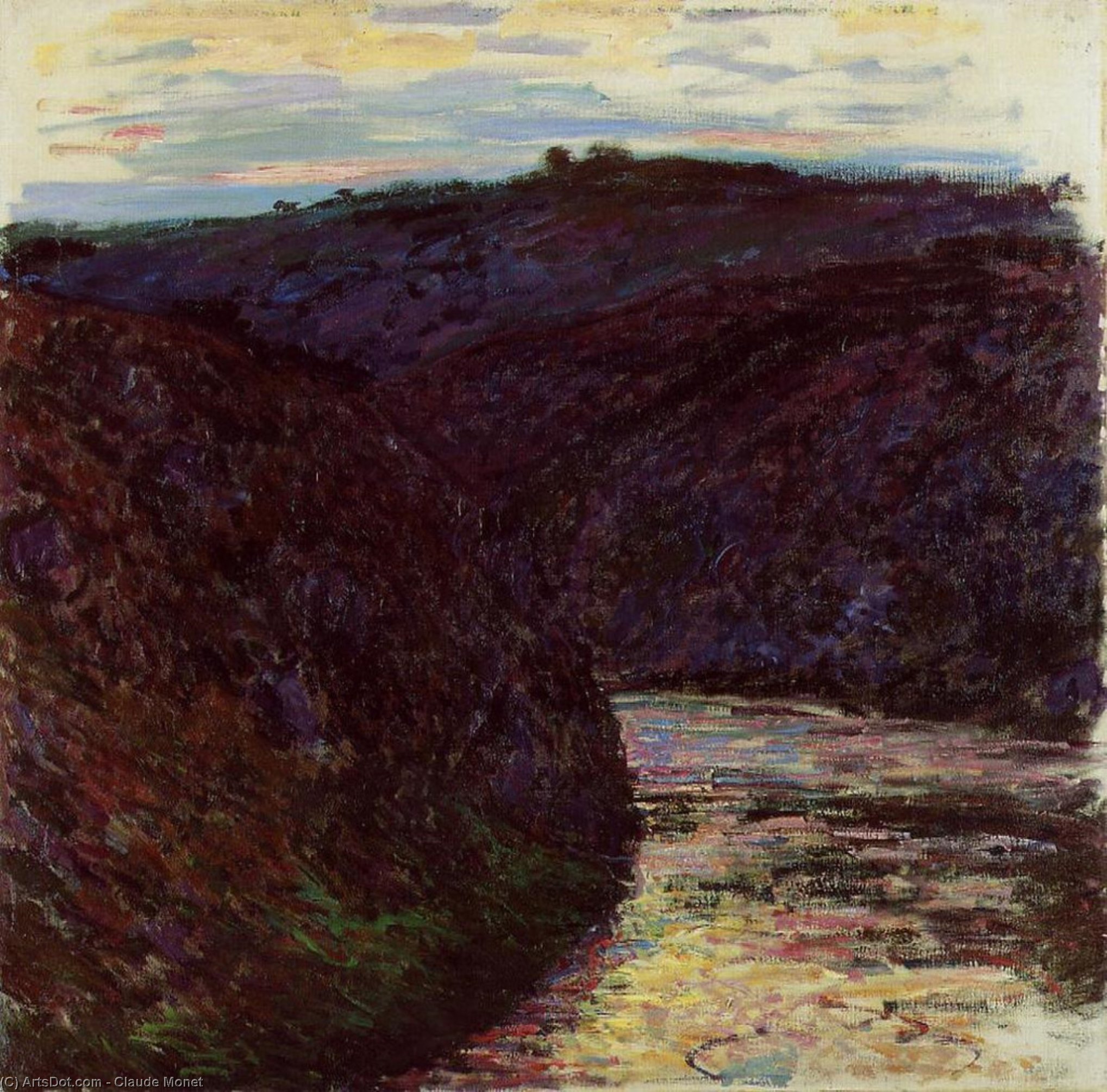 Wikioo.org - The Encyclopedia of Fine Arts - Painting, Artwork by Claude Monet - Gorge of the Creuse