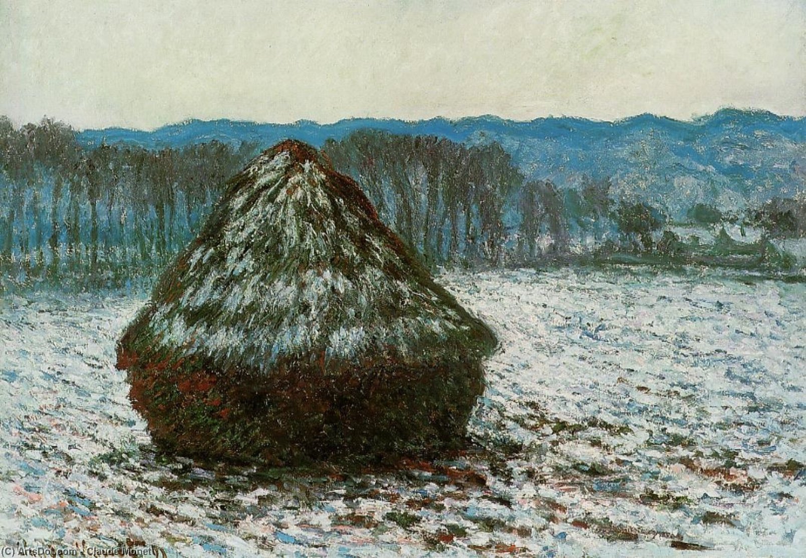 WikiOO.org - Encyclopedia of Fine Arts - Lukisan, Artwork Claude Monet - Grainstack