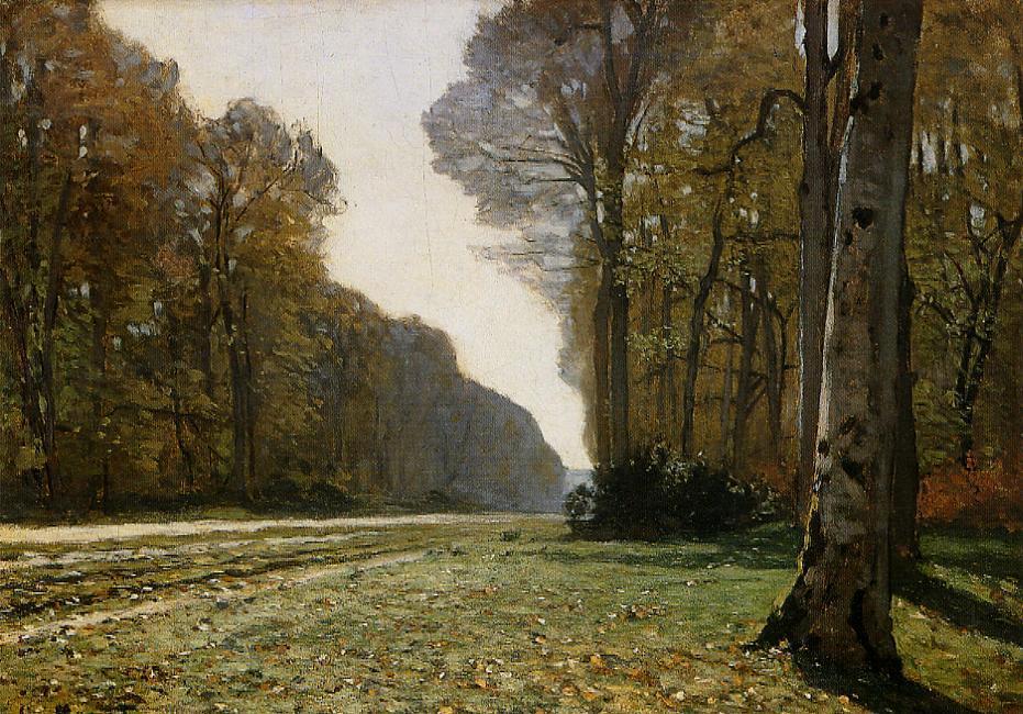 Wikioo.org - The Encyclopedia of Fine Arts - Painting, Artwork by Claude Monet - Le Pave de Chailly