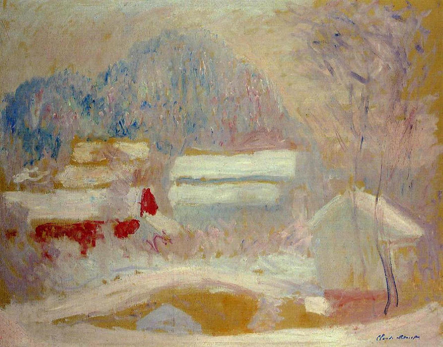 WikiOO.org - Encyclopedia of Fine Arts - Maleri, Artwork Claude Monet - Norwegian Landscape, Sandviken