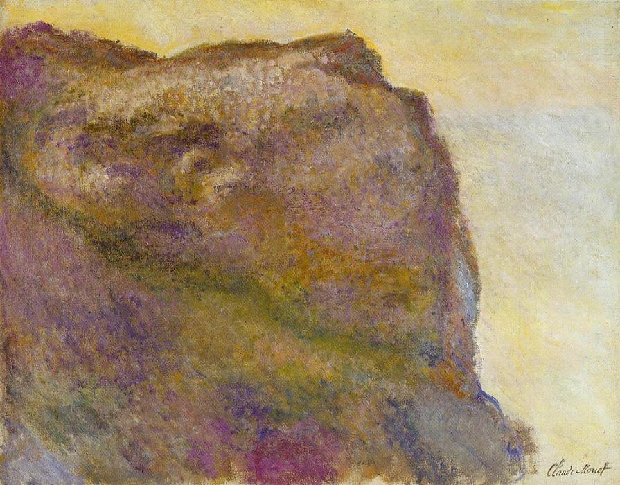 WikiOO.org - Енциклопедія образотворчого мистецтва - Живопис, Картини
 Claude Monet - On the Cliff at Petit Ailly