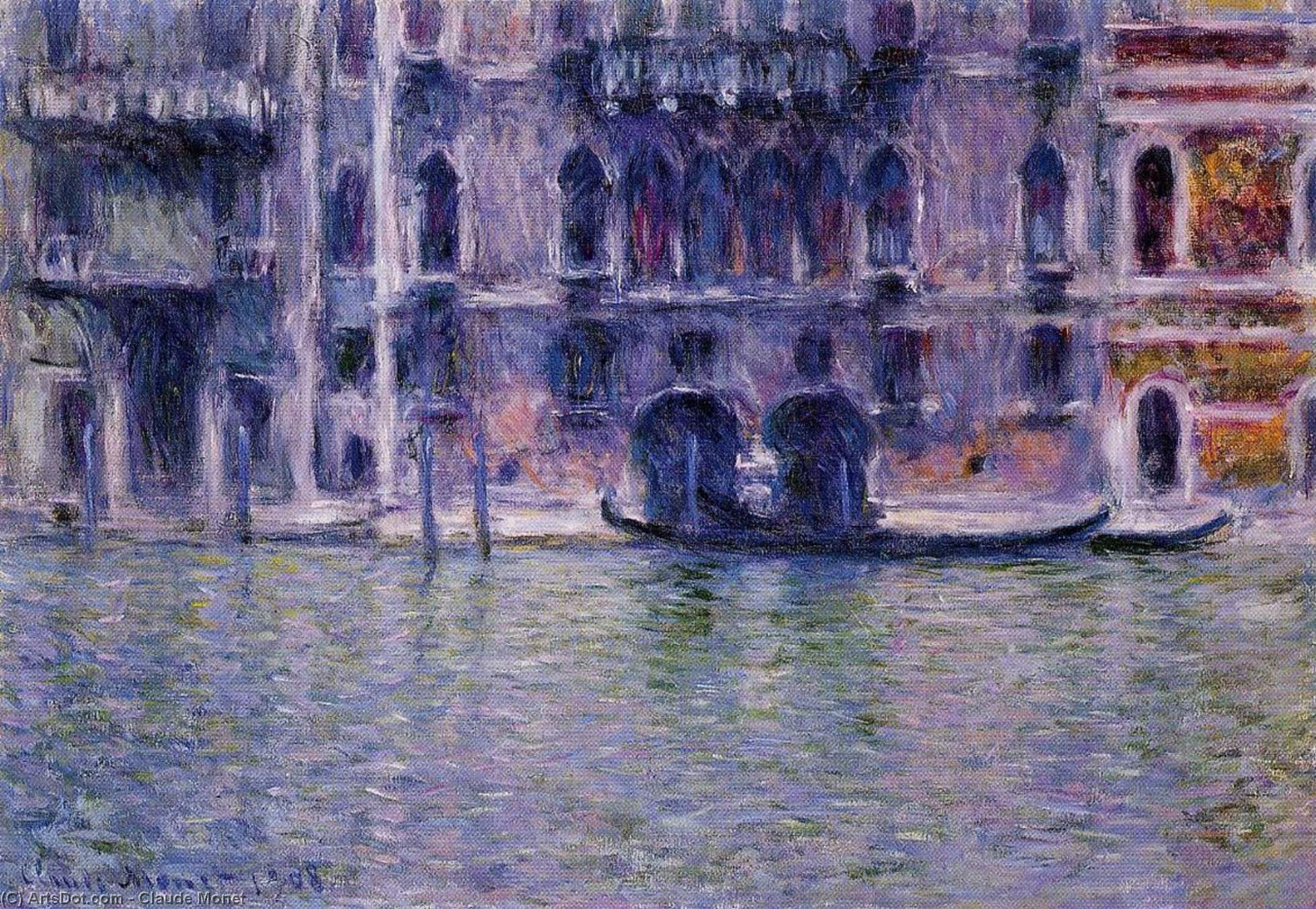 Wikioo.org - สารานุกรมวิจิตรศิลป์ - จิตรกรรม Claude Monet - Palazzo da Mula